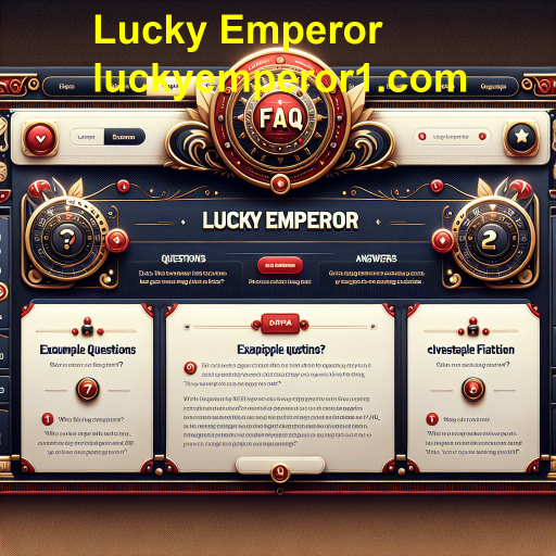 Entendendo a Categoria 'Perguntas Frequentes' no Lucky Emperor